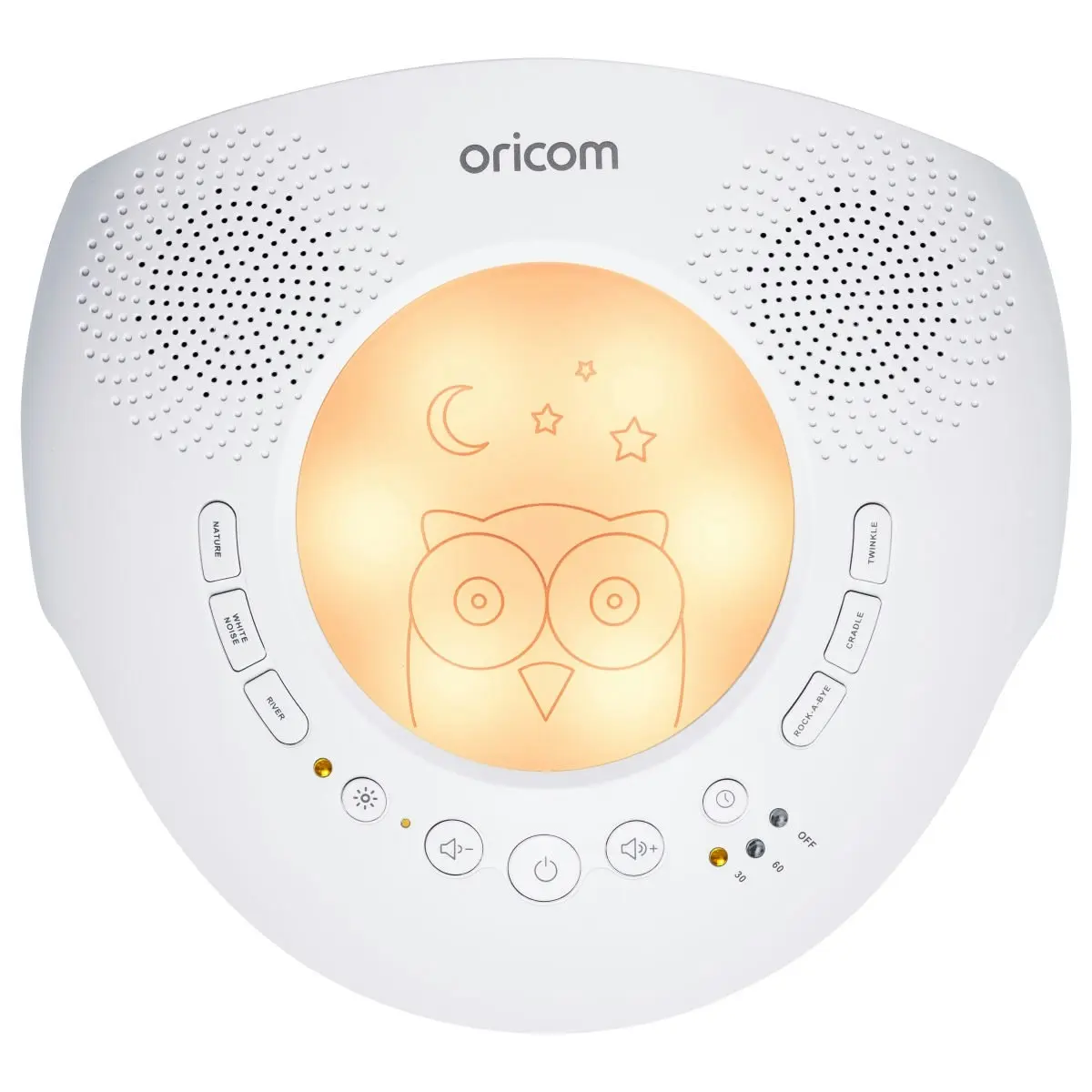 Oricom OLS100 Baby Soothing Sound Machine with Night Light