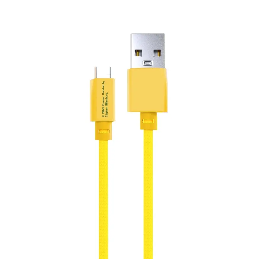 SpongeBob 1M USB-C to USB-A Fast Charge Cable - Nickelodeon