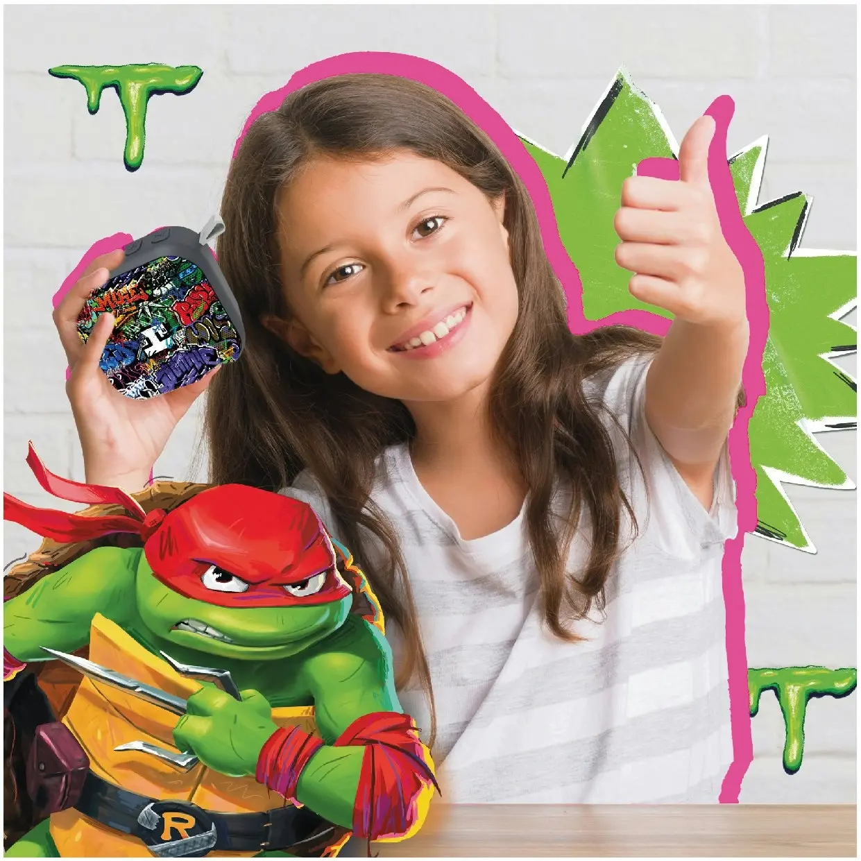 TMNT 3W TWS Bluetooth Speaker: Compact, High-Quality Sound