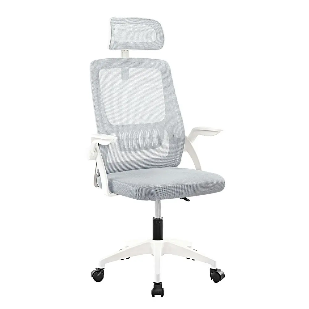 Furb Office Chair Computer Work Mesh Chairs Study Chair Ash Grey