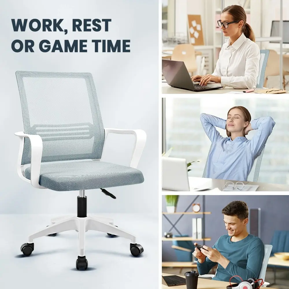 Furb Office Chair Mesh Chairs  Desk Seat Computer Chairs Gaming Study Work