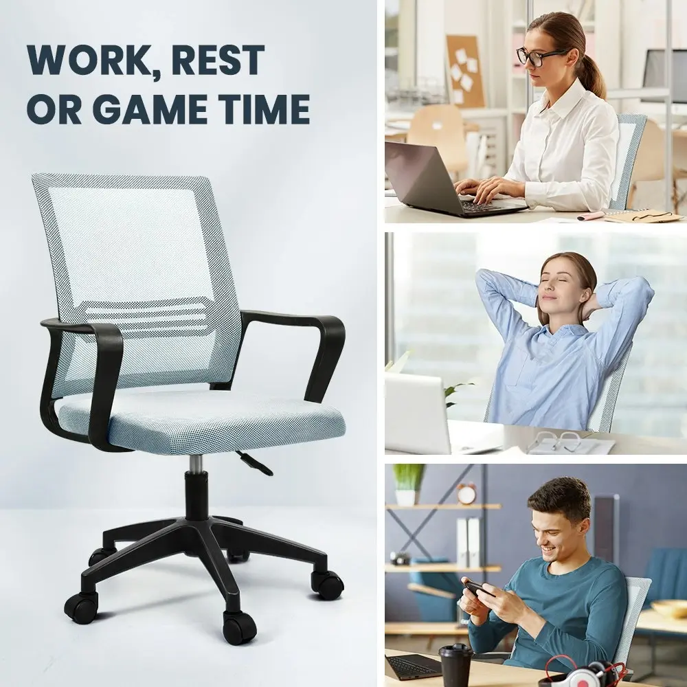 Furb Office Chair Mesh Chairs Computer Gaming Desk Seat Study Chair Work