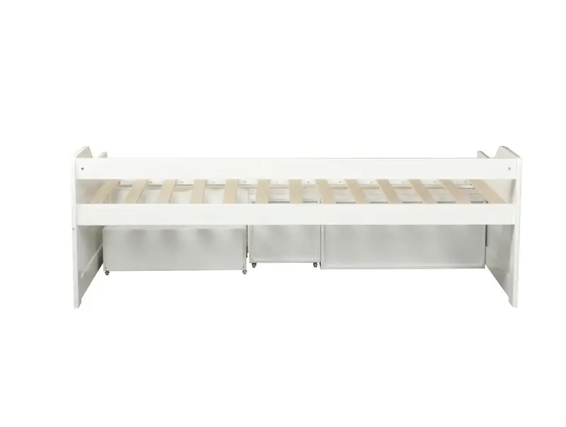 Glebe Day Bed with Drawers - White