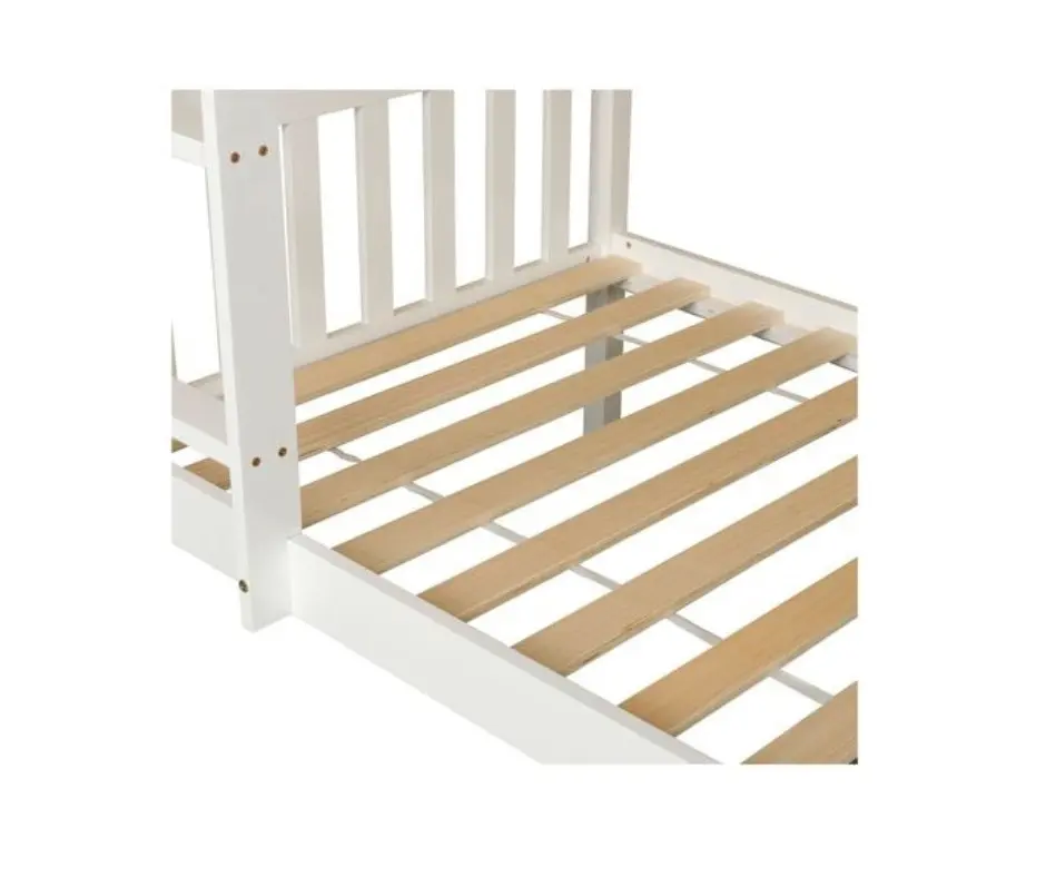 Glebe Single Bunk - White