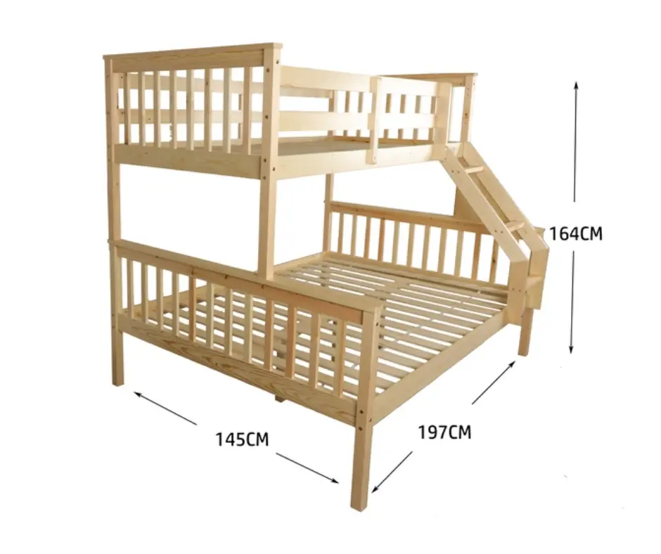 Glebe Single over Double Bunk -  Oak