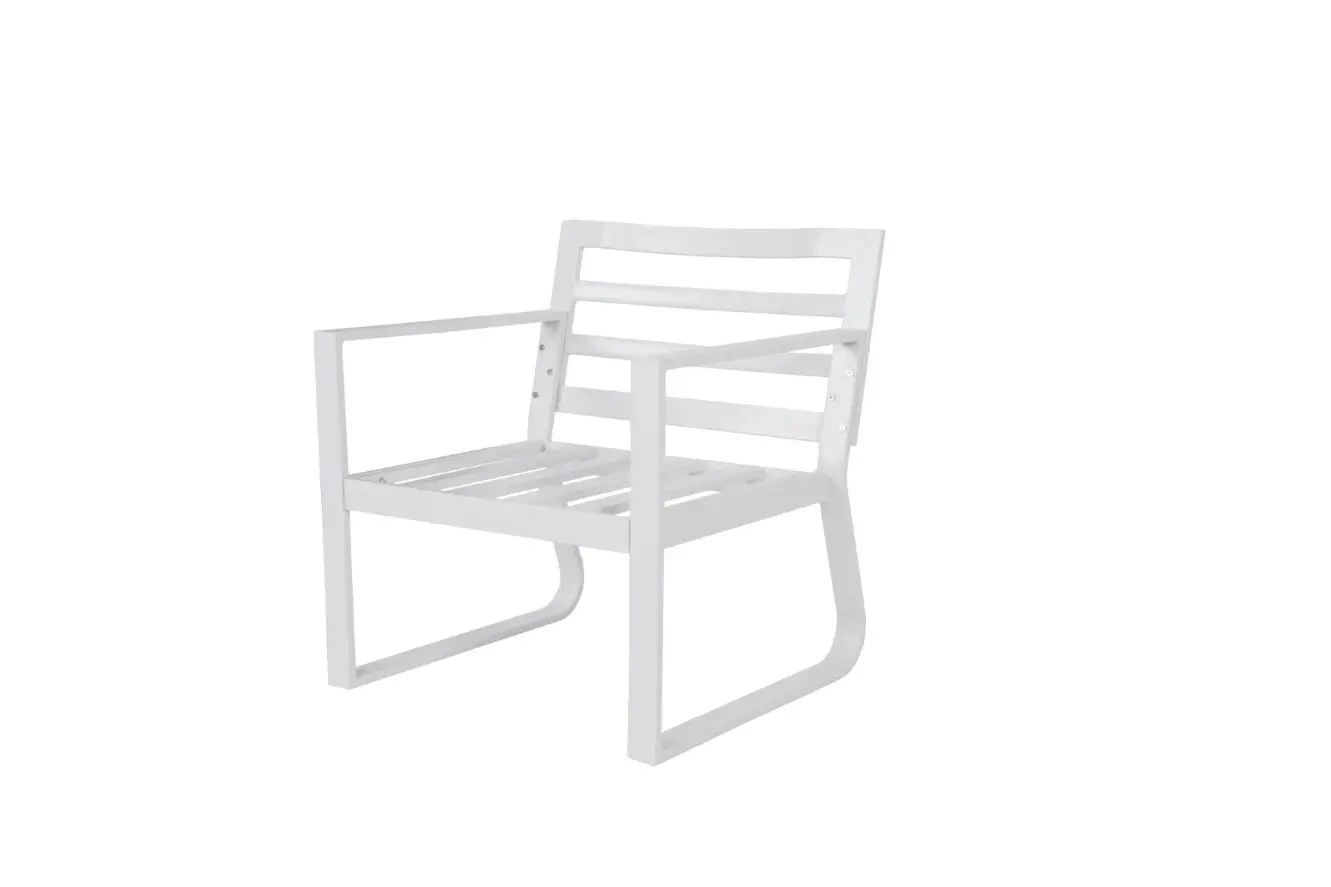 Coogee 4-Pieces Aluminium Outdoor Lounge Setting —White