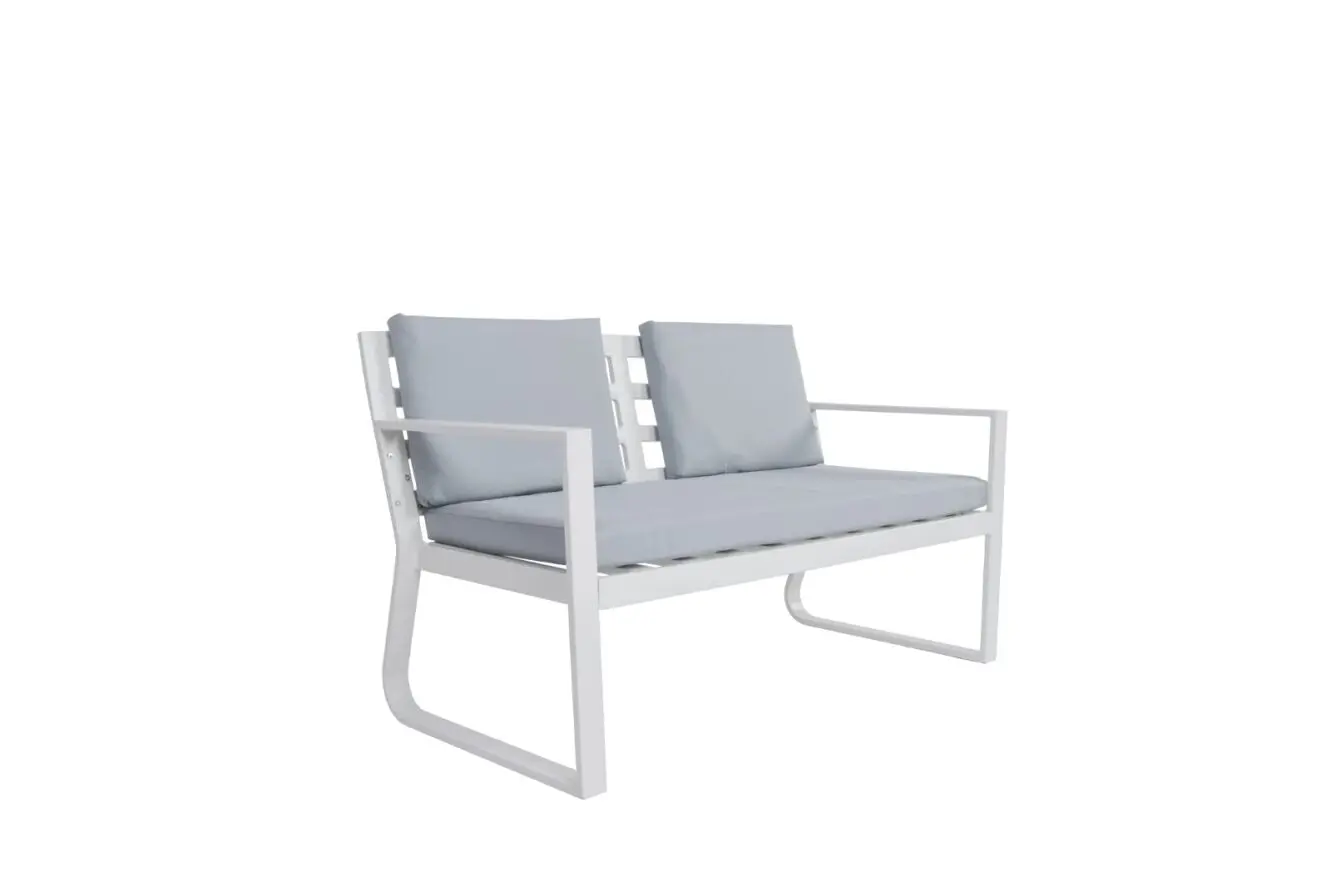 Coogee 4-Pieces Aluminium Outdoor Lounge Setting —White