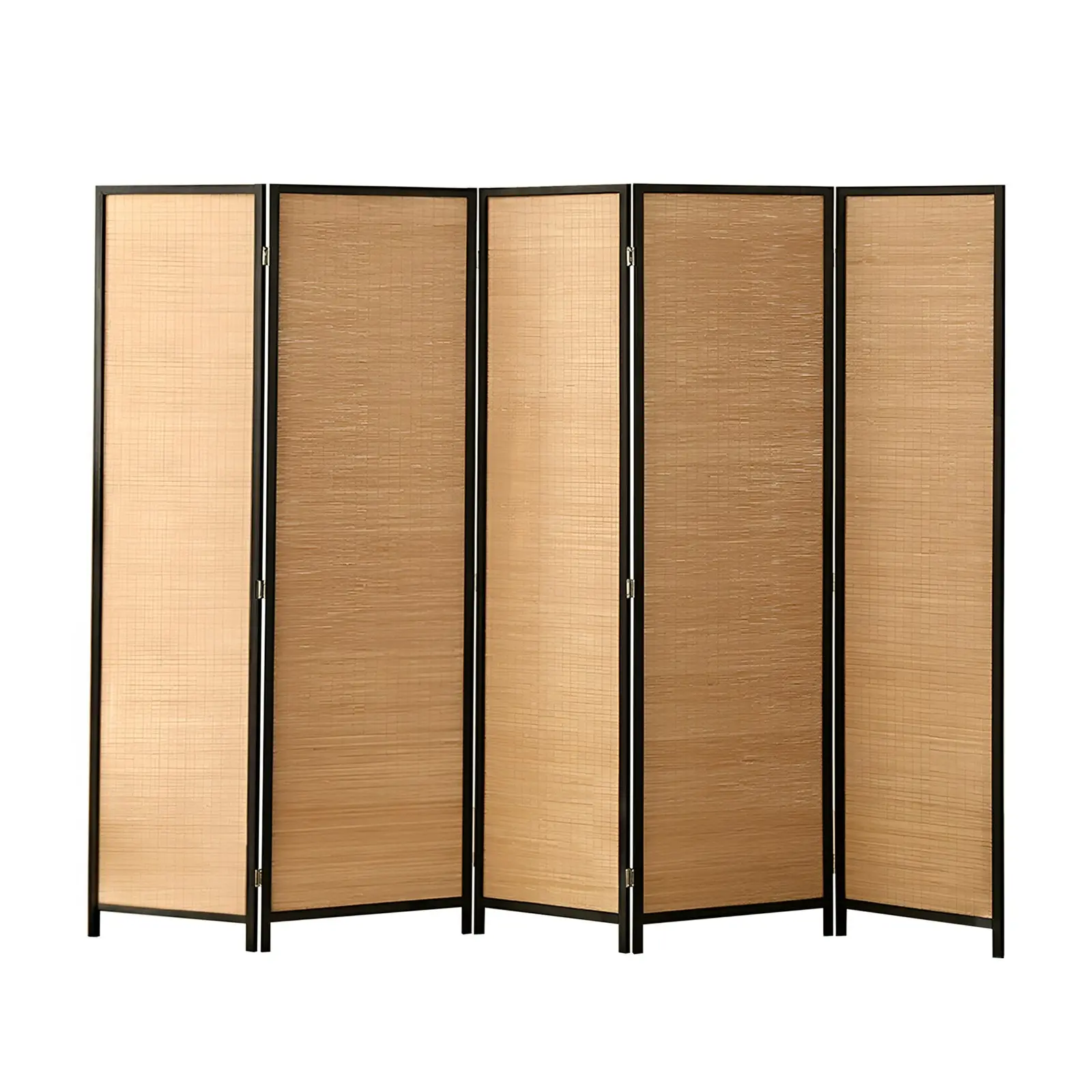 3/5/6 Panel Room Divider Screen Partition Privacy Fold Dividers Wood Stand