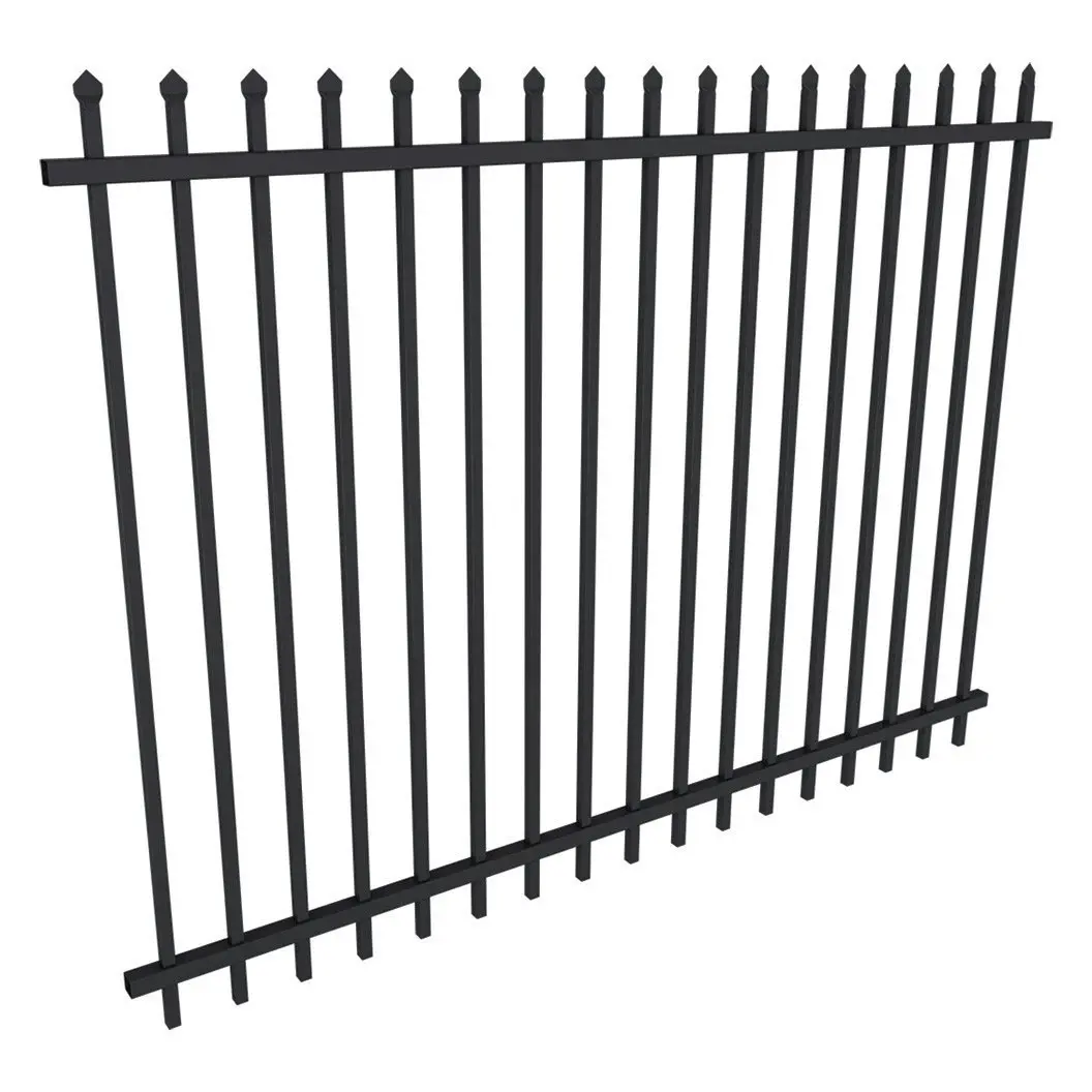 Squash Top Fence Panel 2400 x 1800mm Black