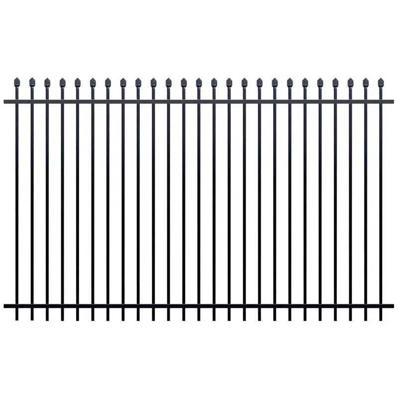 Squash Top Fence Panel 2400 x 1800mm Black