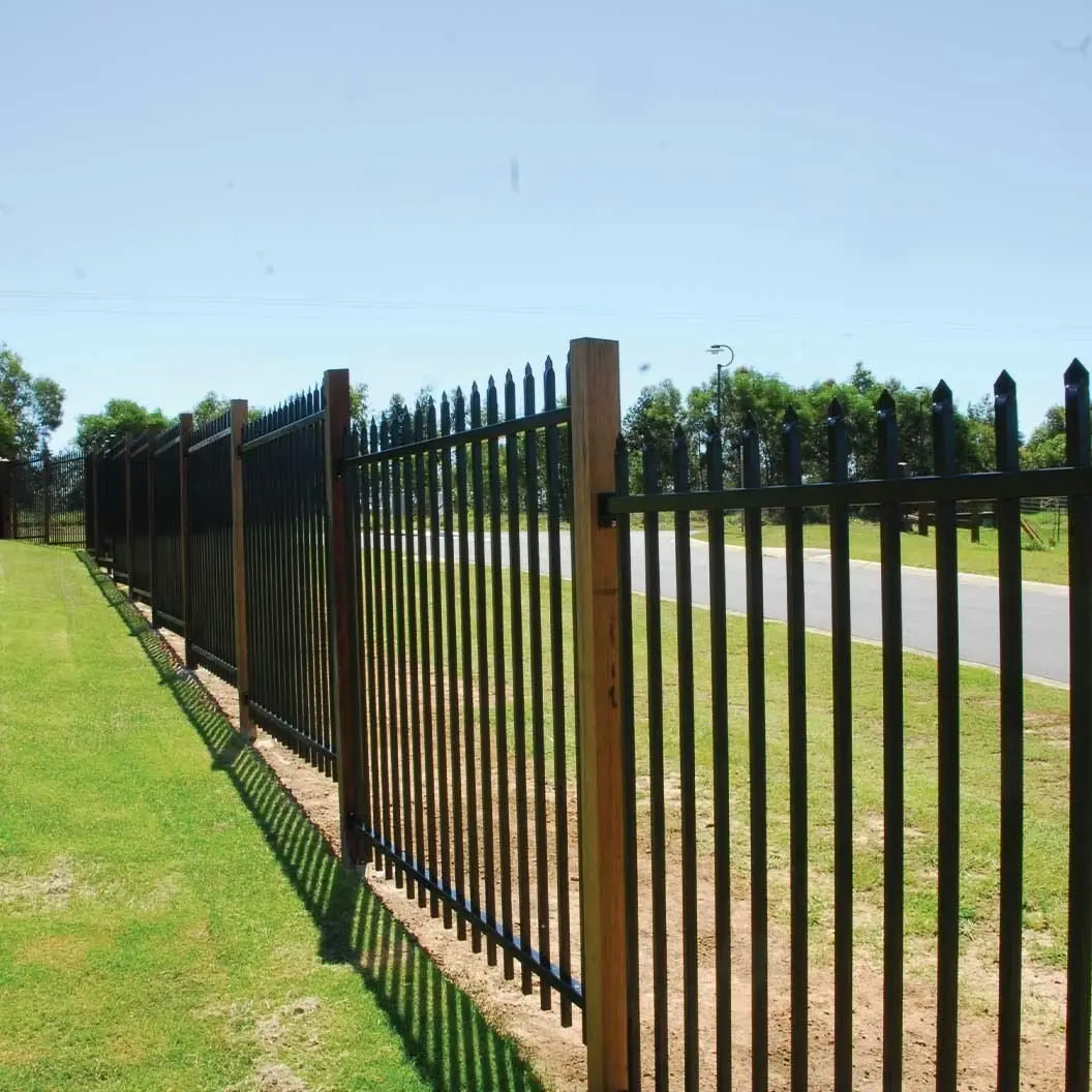 Squash Top Fence Panel 2400 x 1800mm Black