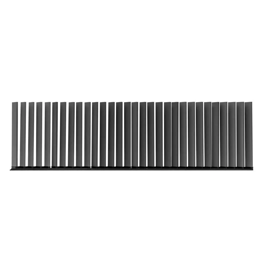 Feature Fencing Matt Black 950mm Vertical Upright