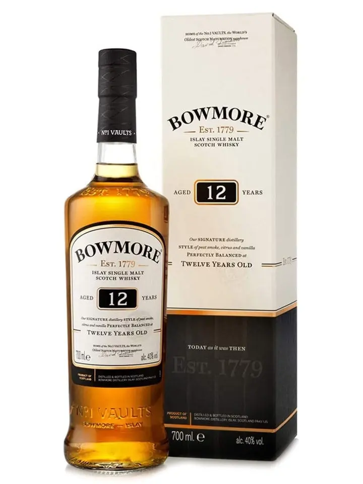 Bowmore 12 Year Old Single Malt Scotch Whisky 700ml