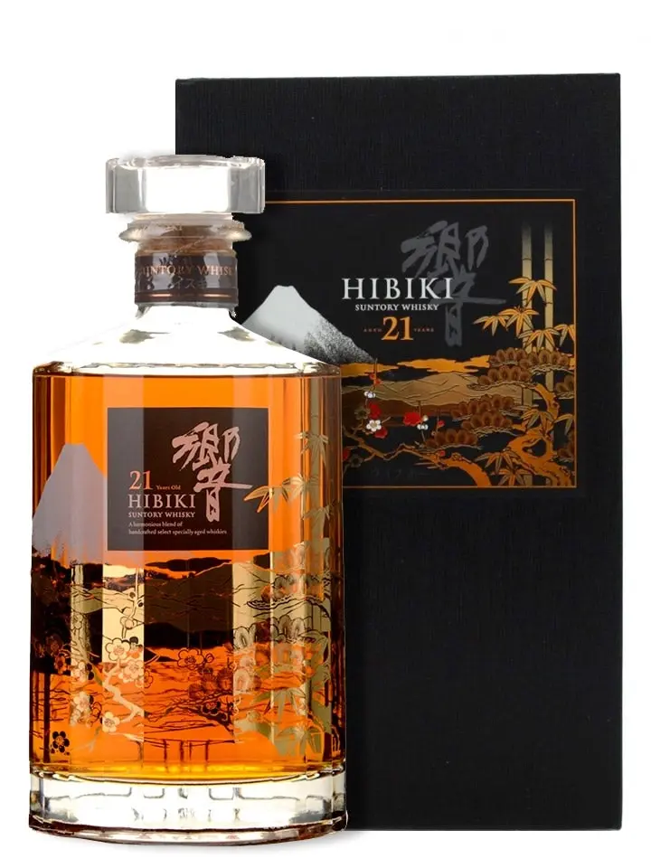 Hibiki 21 Year Old Mount Fuji Kacho Fugetsu Limited Edtion Blended Suntory Whisky 700ml