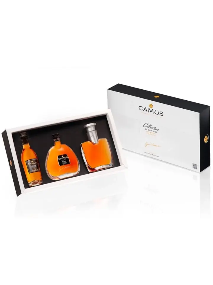 Camus Elegance Collection Miniature Set Vsop/xo/extra Cognac 3 X 50ml