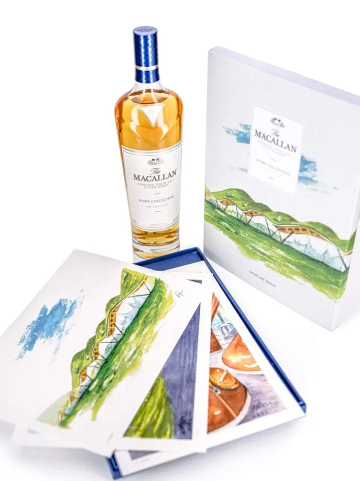 The Macallan Home Collection 'the Distillery' First Edition With Giclee Art Prints Limited Edition Single Malt Scotch Whisky 700ml