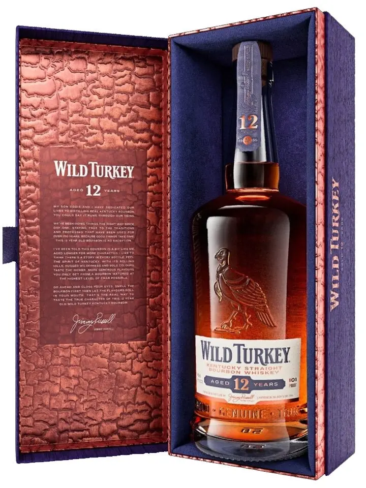 Wild Turkey 12 Year Old 101 Proof Distiller's Reserve Straight Kentucky Bourbon Whiskey 700ml