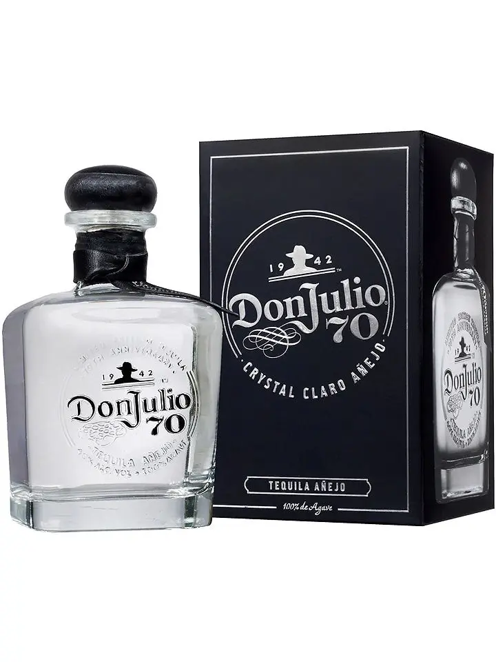 Don Julio 70 Cristalino 70th Anniversary Limited Edition Anejo Claro Tequila 700ml