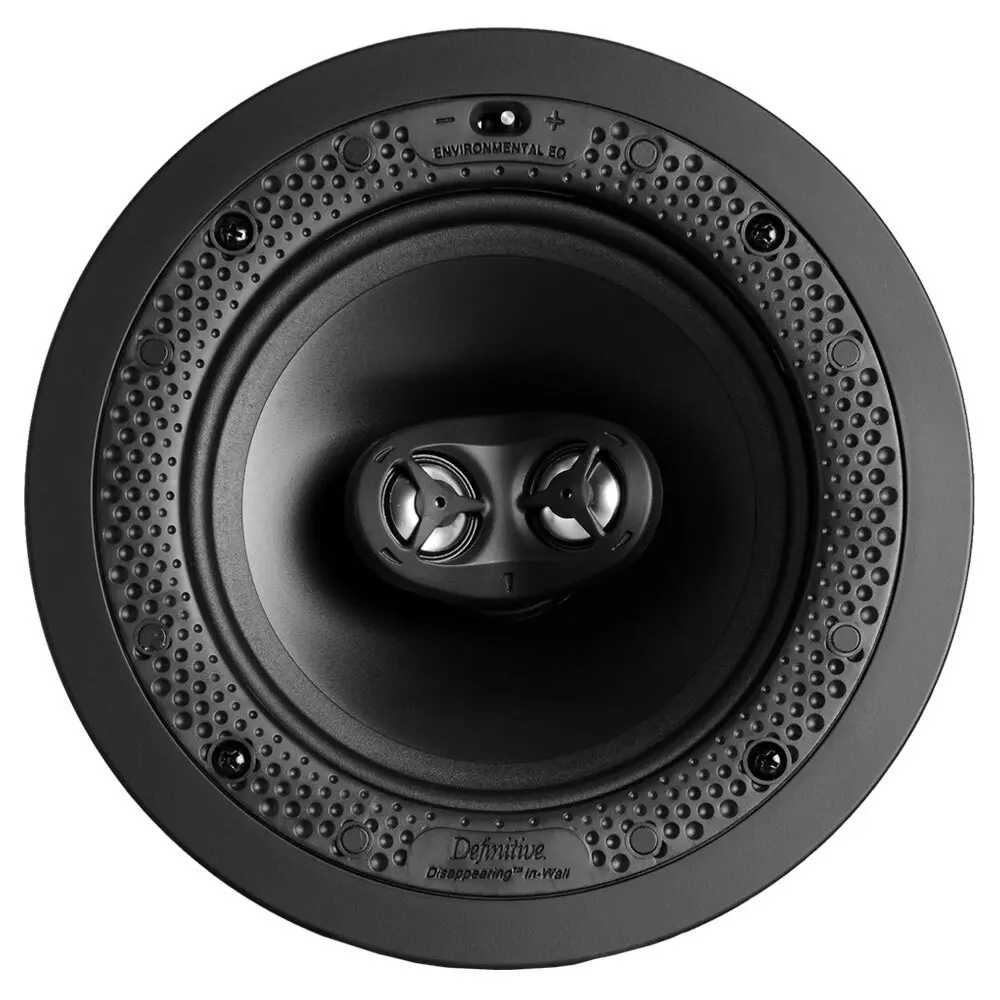 2x Definitive Technology Round 6.5" Disappearing In-Wall Ceiling Stereo Speaker