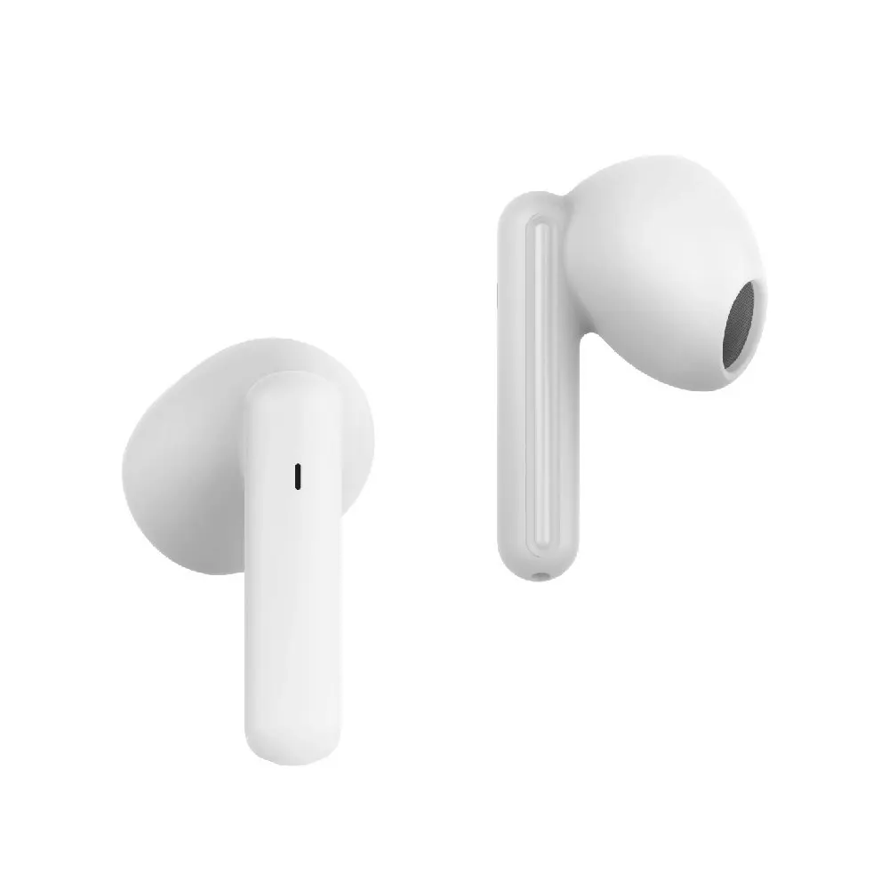 Sansai TWS Earphones Wireless Bluetooth 5.1 In-Ear w/ Charge Case 5x5 cm White