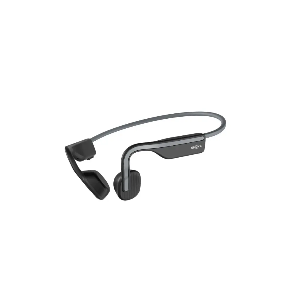 SHOKZ OpenMove Bone Conduction Sports Music Open-Ear Bluetooth Headphones Grey