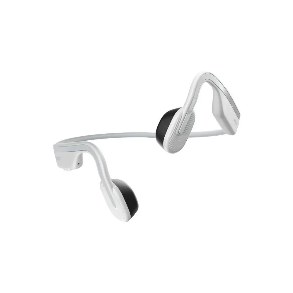 SHOKZ OpenMove Bone Conduction Sports Music Open-Ear Bluetooth Headphones White