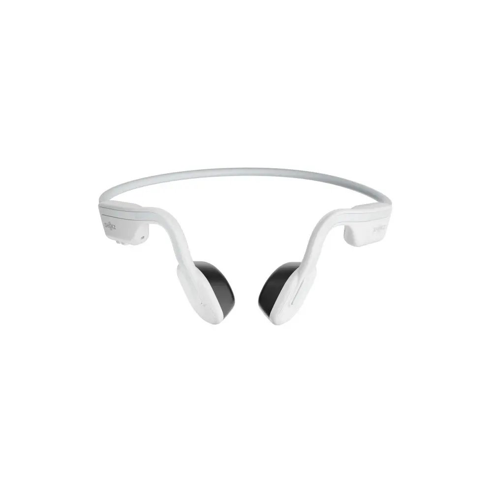 SHOKZ OpenMove Bone Conduction Sports Music Open-Ear Bluetooth Headphones White