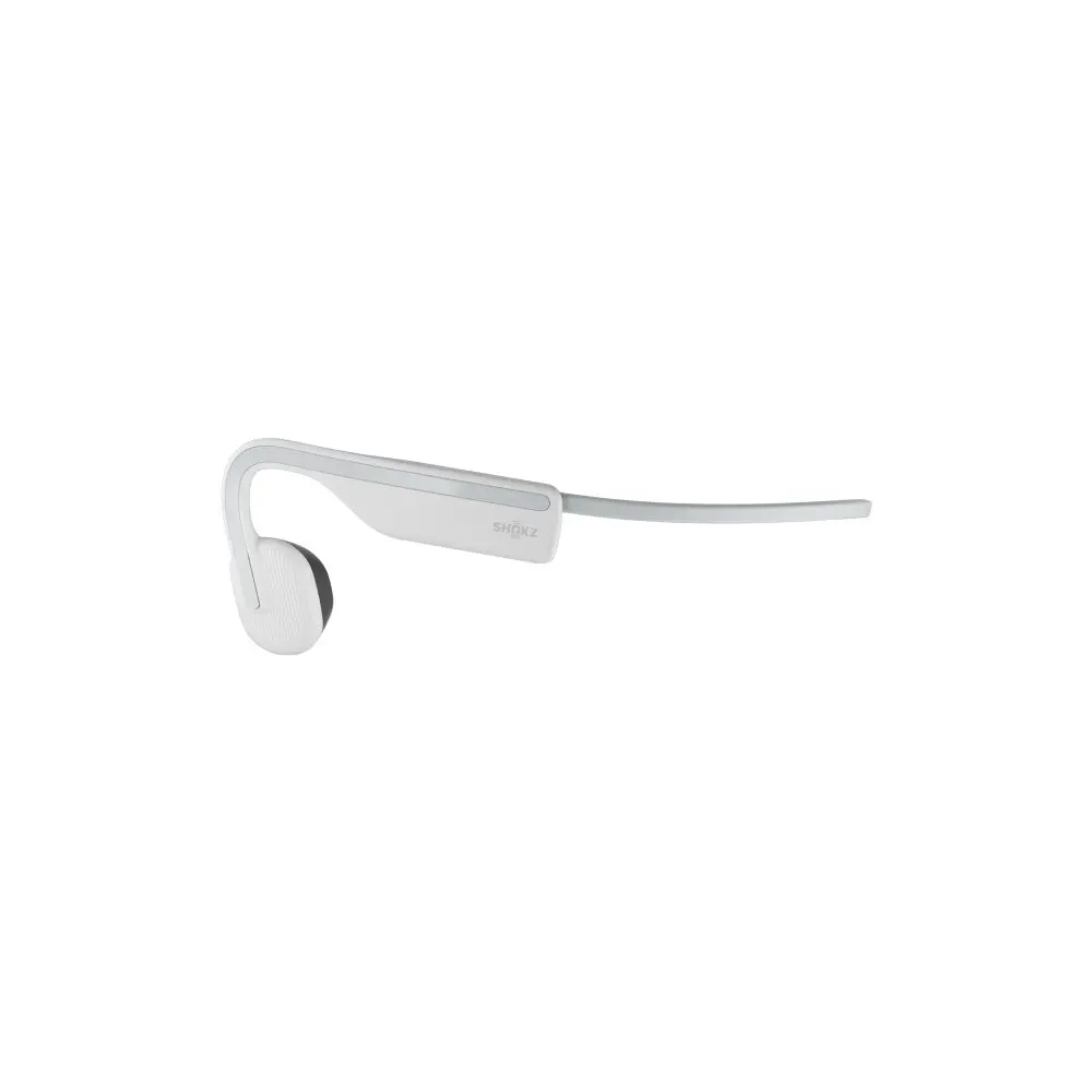 SHOKZ OpenMove Bone Conduction Sports Music Open-Ear Bluetooth Headphones White