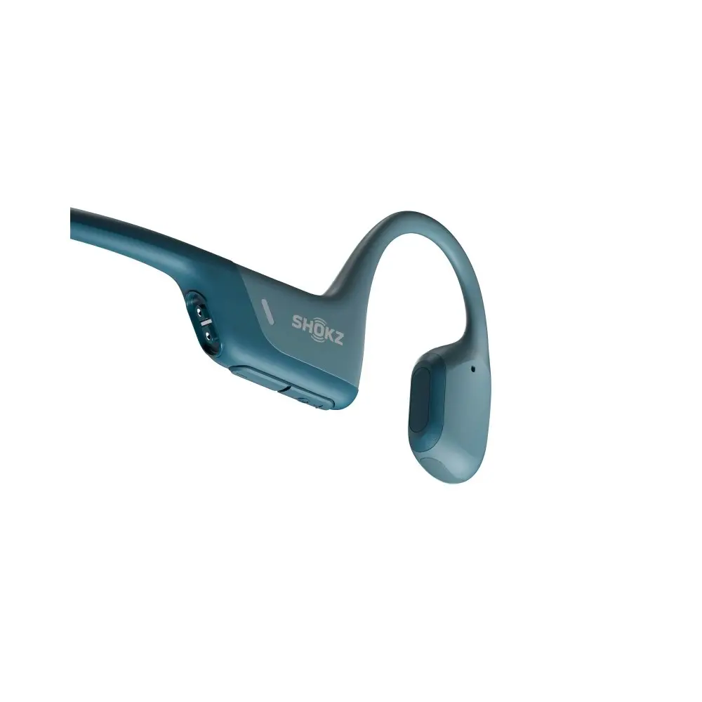 SHOKZ OpenRun Pro Bone Conduction Open-Ear Sports Bluetooth Headphones Blue