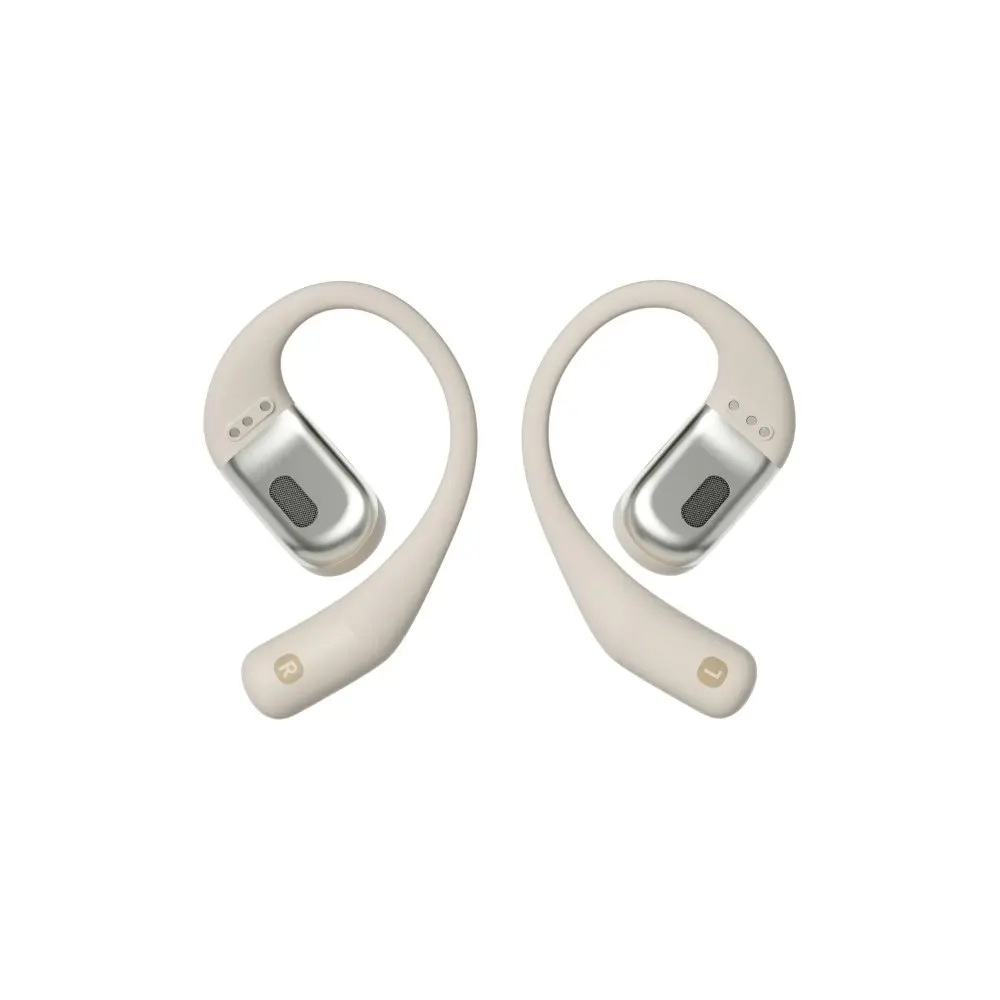 SHOKZ OpenFit Open-Ear True Wireless Bone Conduction Bluetooth Earbuds Beige