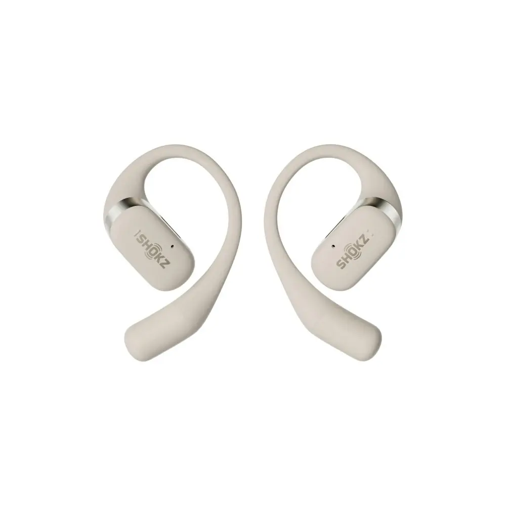 SHOKZ OpenFit Open-Ear True Wireless Bone Conduction Bluetooth Earbuds Beige