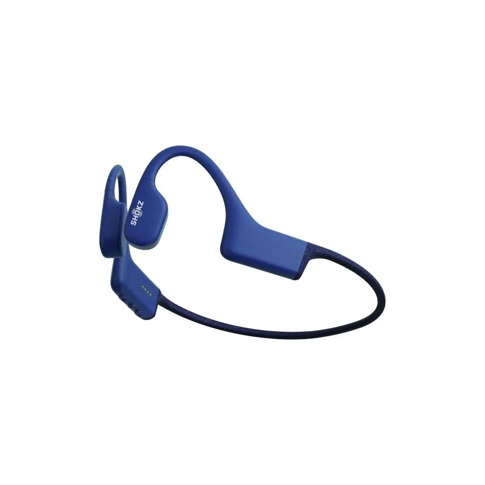 SHOKZ OpenSwim Bone Conduction Swimming MP3 Player Bluetooth Headphone Blue