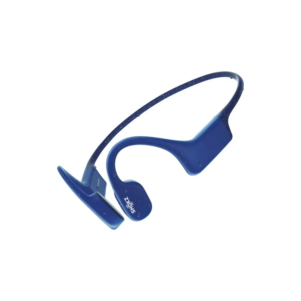 SHOKZ OpenSwim Bone Conduction Swimming MP3 Player Bluetooth Headphone Blue