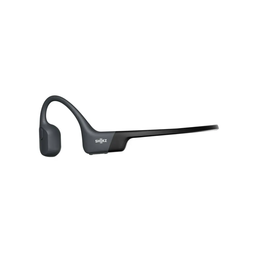 SHOKZ OpenRun Bone Conduction Sports/Running Open-Ear Bluetooth Headphones Black