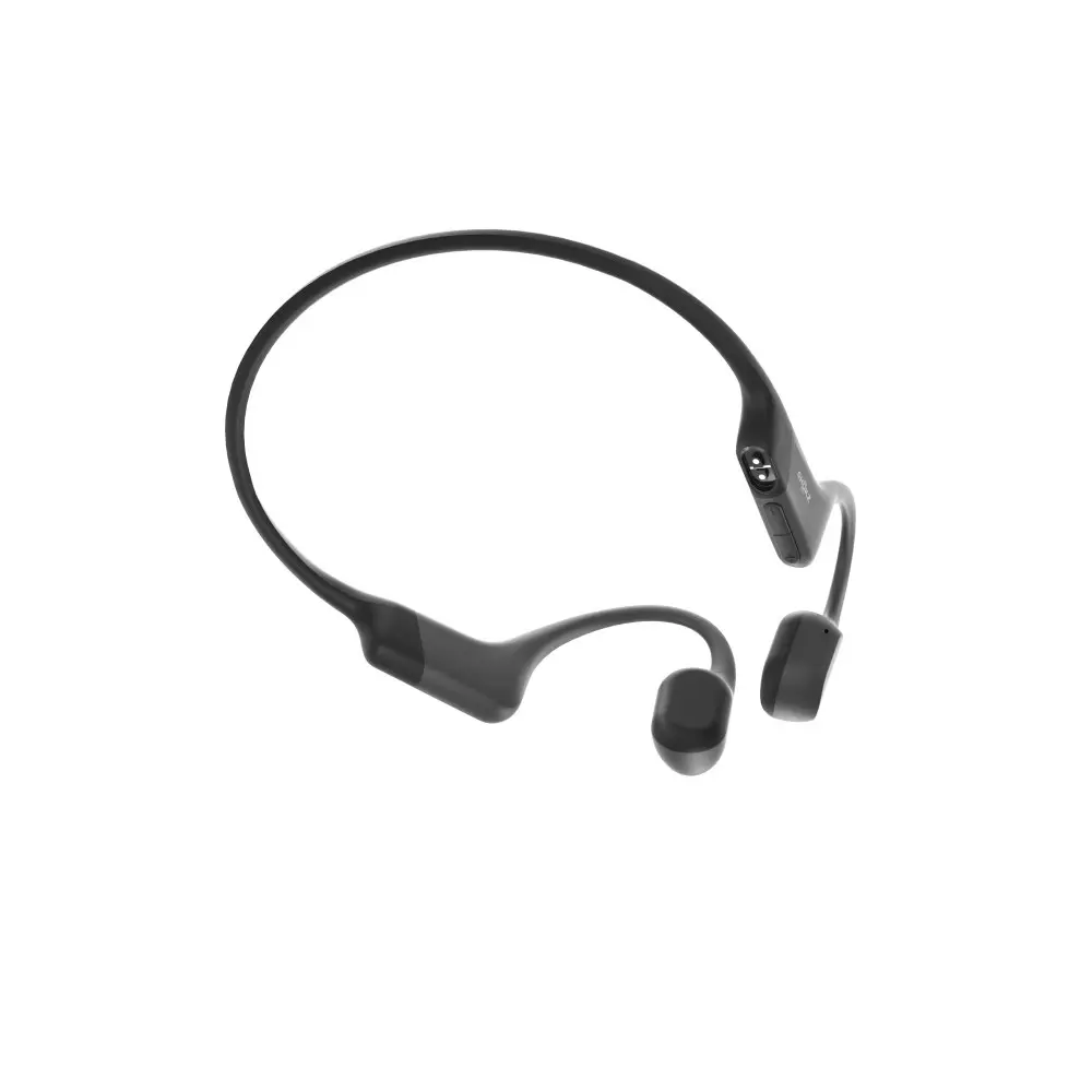 SHOKZ OpenRun Bone Conduction Sports/Running Open-Ear Bluetooth Headphones Black