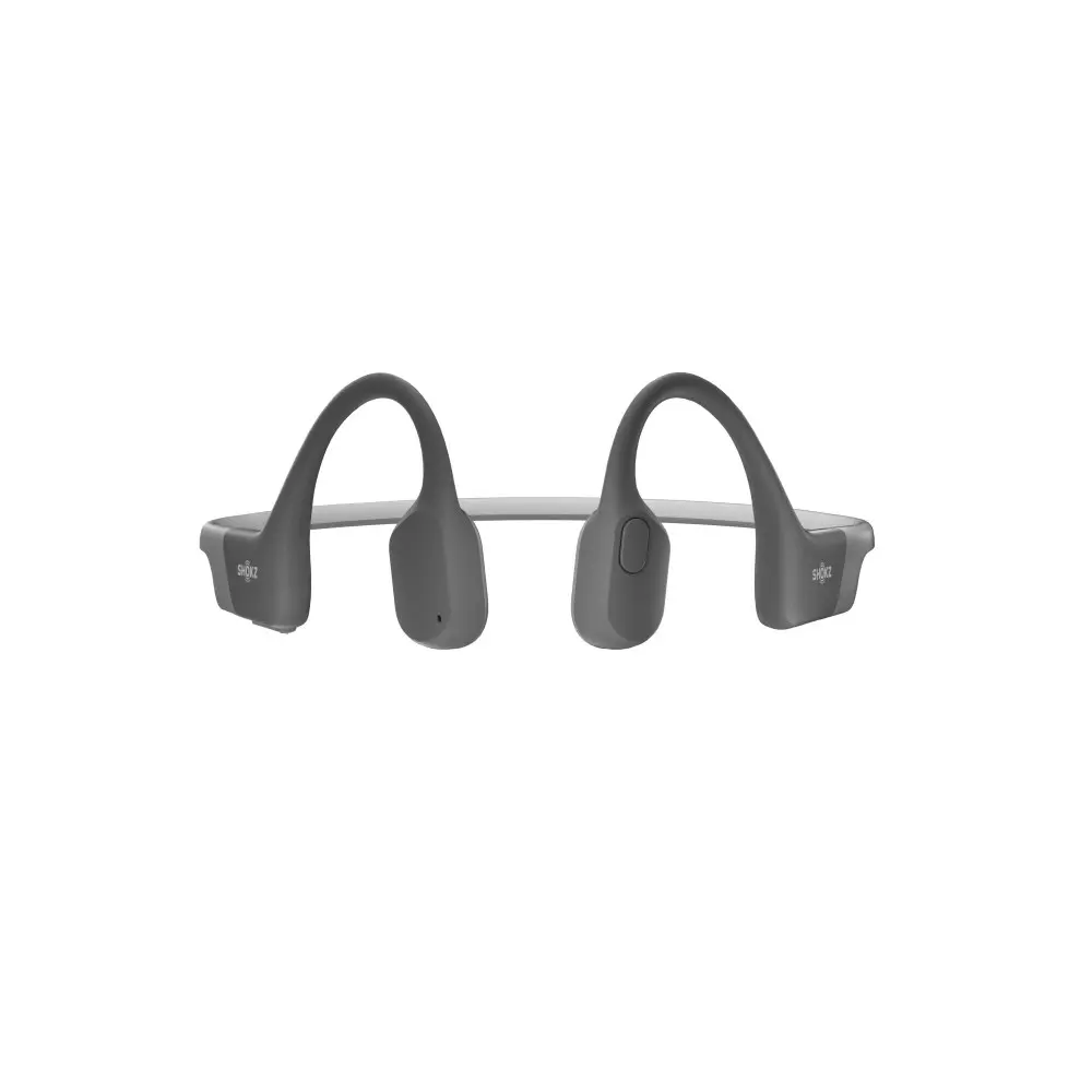 SHOKZ OpenRun Bone Conduction Sports/Running Open-Ear Bluetooth Headphones Grey