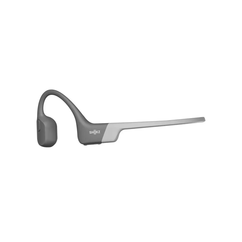 SHOKZ OpenRun Bone Conduction Sports/Running Open-Ear Bluetooth Headphones Grey