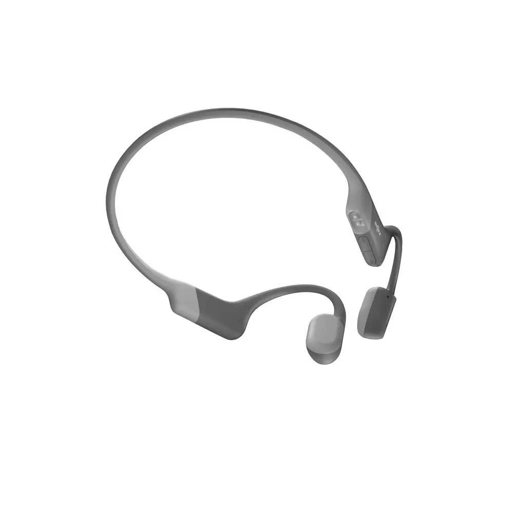 SHOKZ OpenRun Bone Conduction Sports/Running Open-Ear Bluetooth Headphones Grey