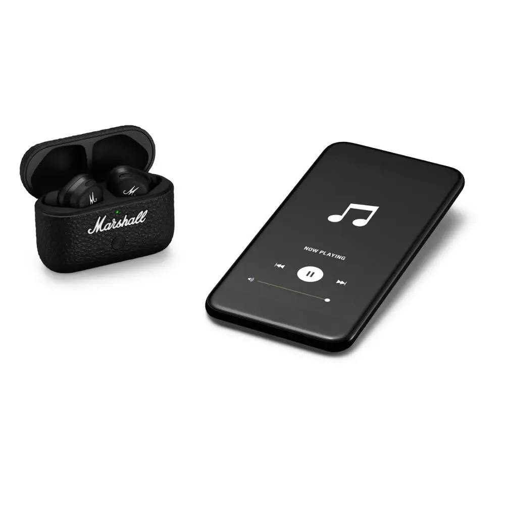 Marshall MOTIF II Bluetooth ANC True Wireless Noice Cancelling Earbuds Black