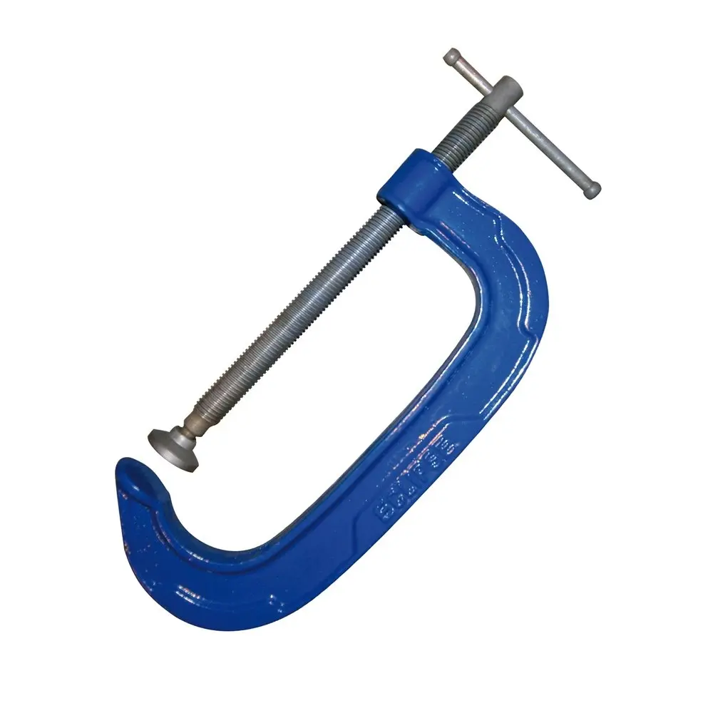 2PK Eclipse Pro Tools Cast Iron Professional Clamp G 250mm/909kg Metalwork Blue