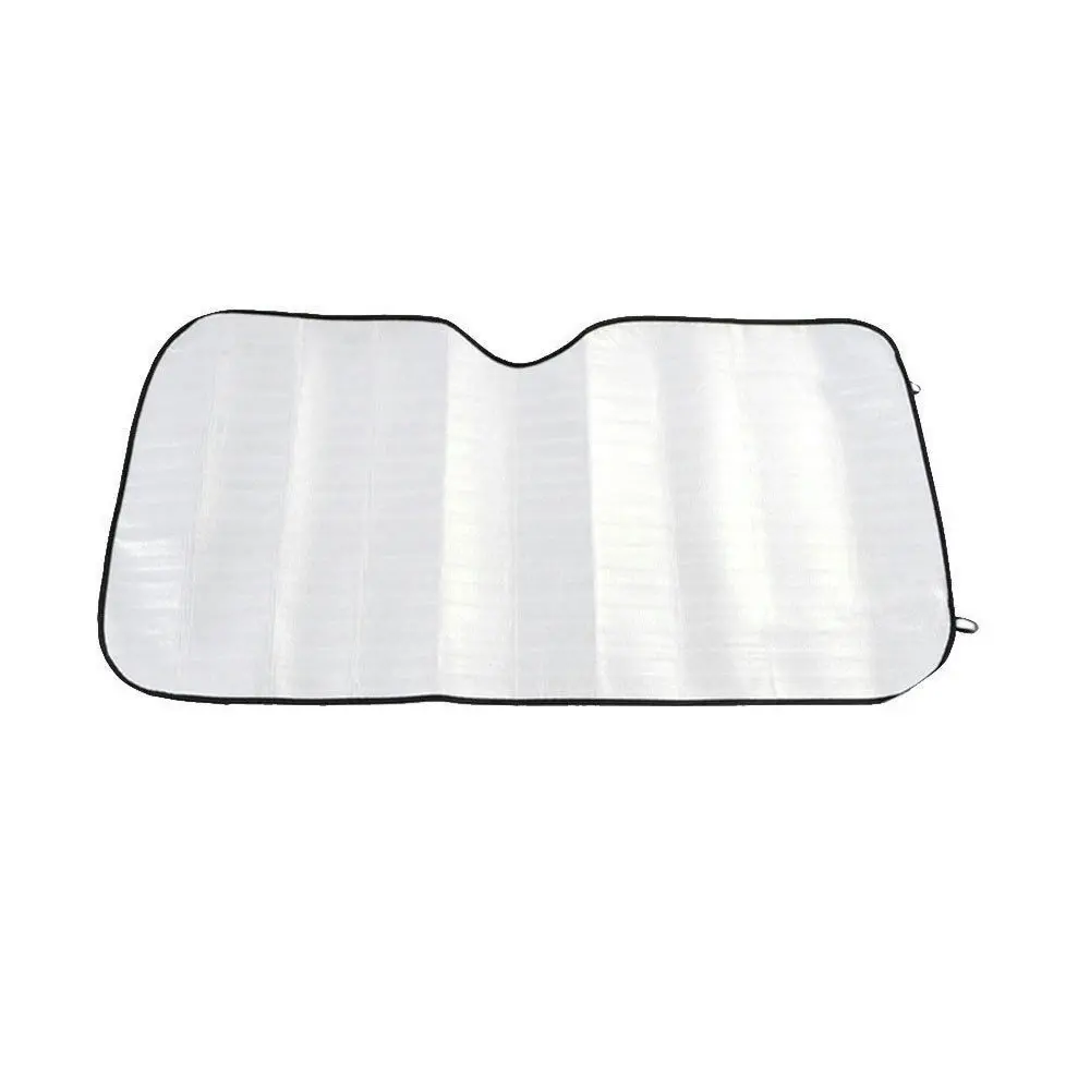 2pc 130x60cm Car Windscreen Sun Visor Reflective Shade/Heat Windshield Foldable