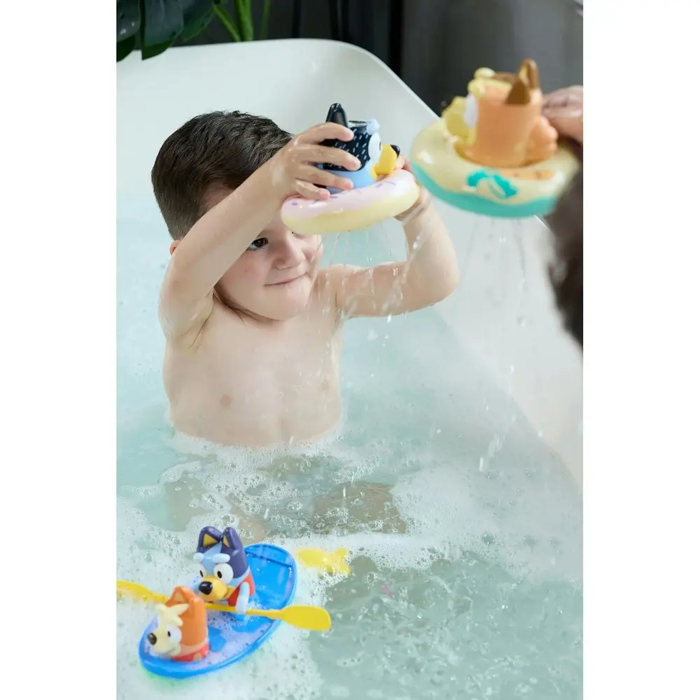 Bluey Family Bath Set Canoe & 2 Bath Splash & Float Bath Kids/Child Toy 18m+