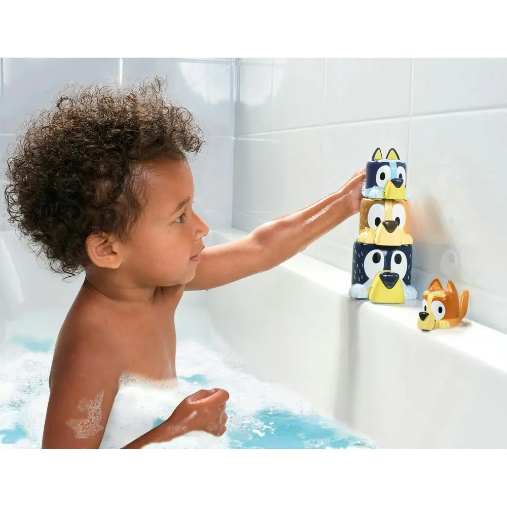 Bluey Family Pourers Bath Kids/Children Splash & Float Bath Time Toys 18m+