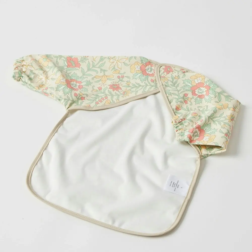 Jiggle & Giggle Polyester Spring Garden Smock Long-Sleeve Baby Feeding Apron