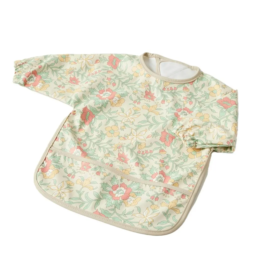 2x Jiggle & Giggle Polyester Spring Garden Smock Long-Sleeve Baby Feeding Apron