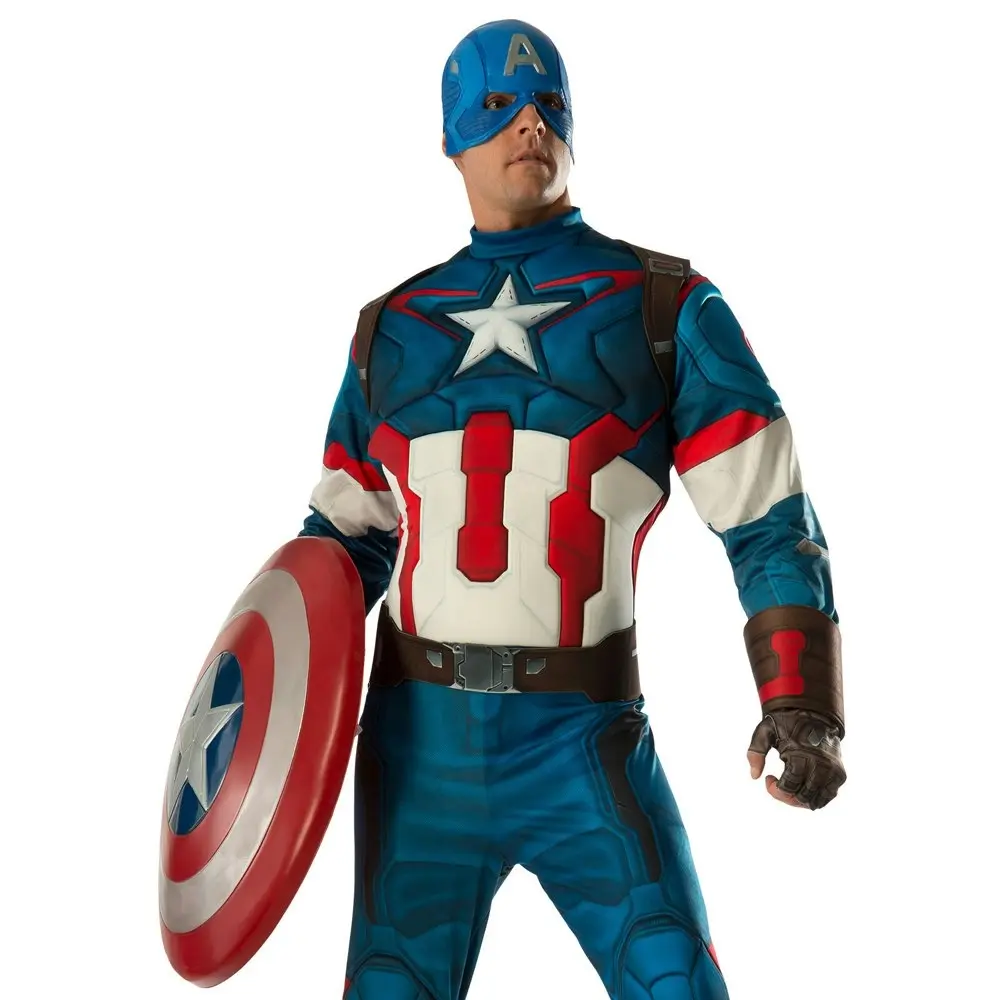 Marvel Captain America 61cm Plastic Shield Adult/Boys Hero Costume Accessory