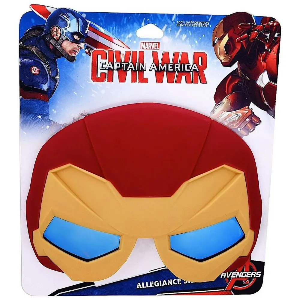 2x You Monkey Sun-Staches Big Character Marvel Iron Man Sunglasses Costume Party