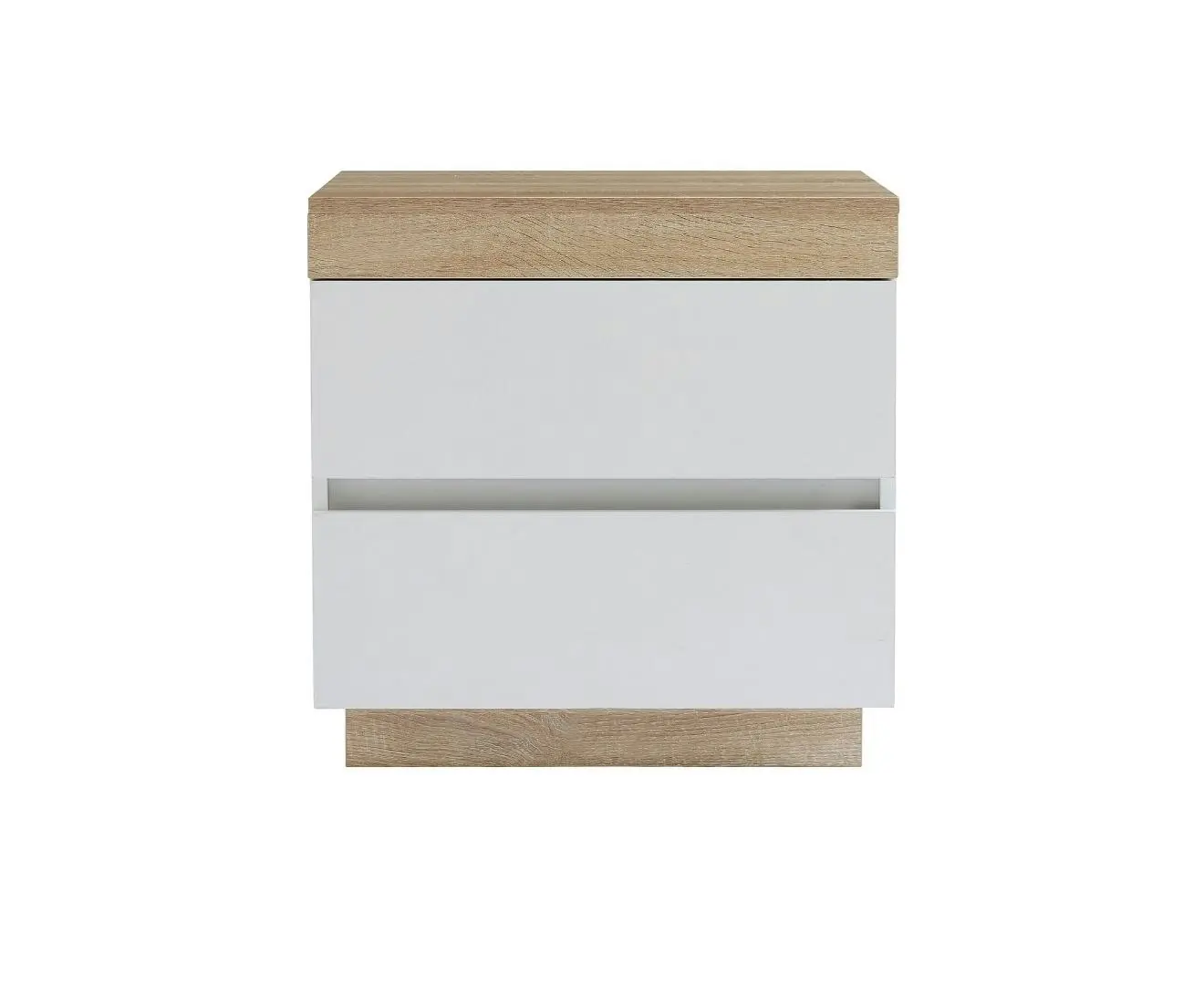 Ashley Coastal White Wooden Bedside Table