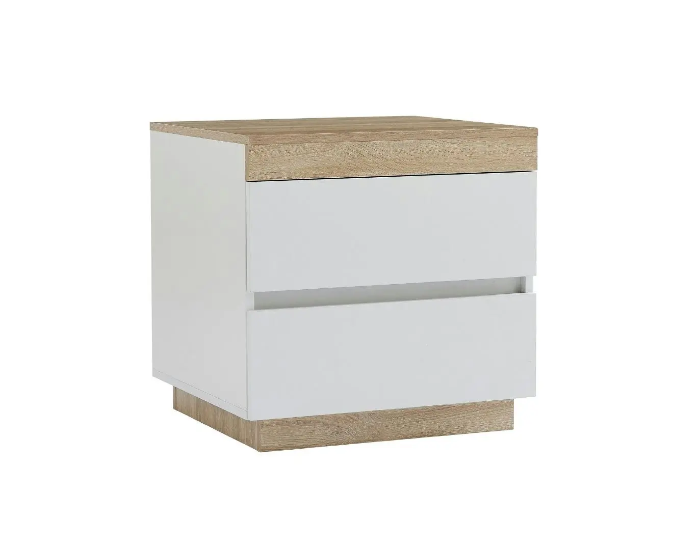 Ashley Coastal White Wooden Bedside Table