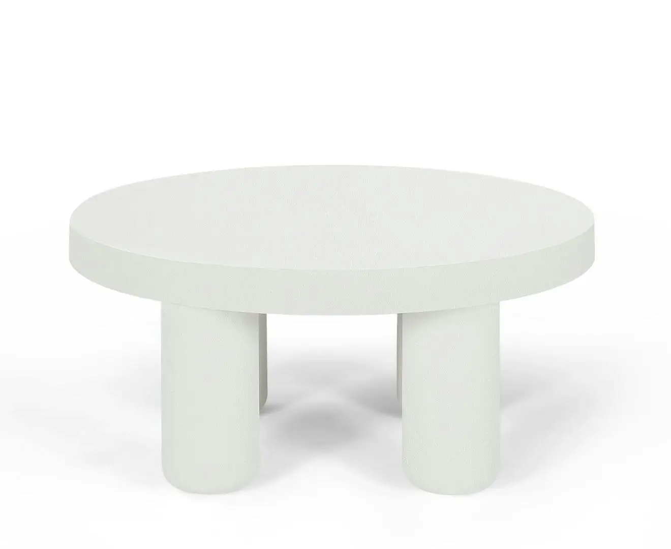 Julia White Round Coffee Table